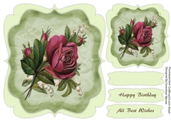 Beautiful Bbracket and Red Roses