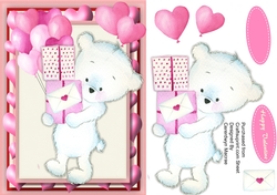 Cute Teddy Valentine
