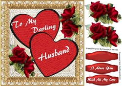 Valentine , To My Darling Husband