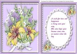 Beautiful Fflower Topper with Verse 4
