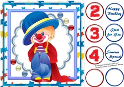 Dressed as a Clown