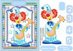 Cheerful Birthday Clown 