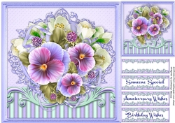 BeautifulPansys and Blossom 