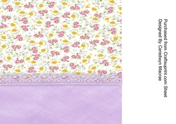 Beautiful Cottage rose sheet