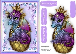 Mystic Dragon in lilacEgg