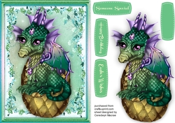 Mystic Dragon in Green Egg