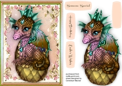 Mystic Dragon in pink Egg