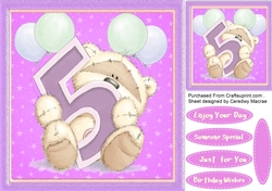 Tedds 5th Birthday
