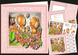 8x8 Mini Kit, Spring Blossom Mice