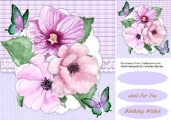 Stunning roses and Butterflys 1