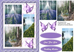 Beautiful Lavender and Daffodils 