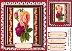 Vintage Roses and Scroll work