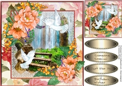 Doves In The garden