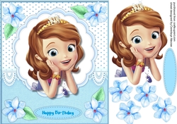 Beautiful princess in a Scalloped Frame