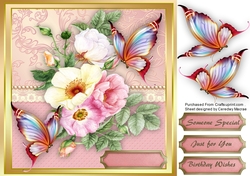 Beautifu lRoses and Butterflys 1