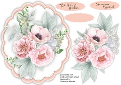 Beautiful Pink Roses and Jasmine