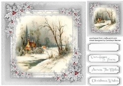 Beautiful Traditional Christmas  ( Silver )