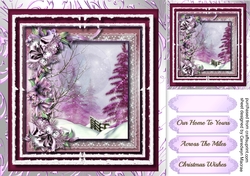 Beautiful Lilac Christmas Scene 