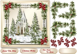 Beautiful Church in the Snow
