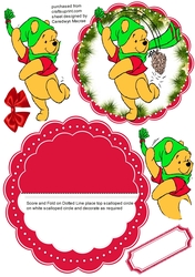 Rocker Card , with Dancing Winnie