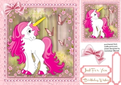 Beautiful Unicorn and Butterflys 2