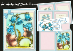 A5 Mini Kit, Hedgehogs Bluebell Fun