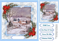 Snow Covered Village