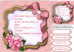 Beautiful Bracket with Roses and Bow 2