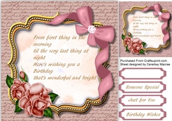 Beautiful Bracket with Roses and Bow 5