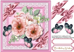 Beautifull Butterflys and Roses 3