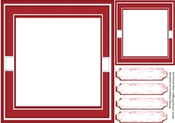 Blank Topper or Incert