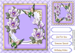 Butterflys and Lilac Magnolias