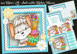 8x8 Mini Kit, Adorable Mitsie Mouse
