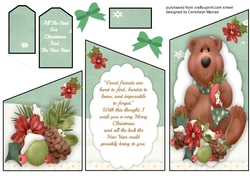 Lovely Tri-Fold, Christmas Thicket 