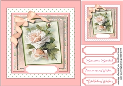 Beautiful Kliene Roses on lace 