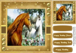 Horses in The Field