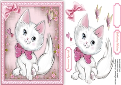 Miss Purr-fect  and The Butterfly