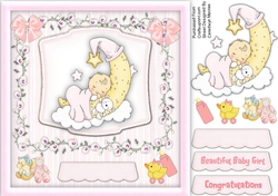Beautiful Moon Baby in Pink ,
