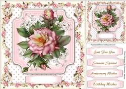 Stunnig Pink Roses and Baby Breath