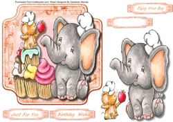 Ellies Strawberry Cupcake