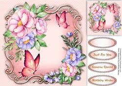 Magical Roses and Butterflys