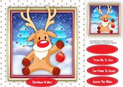 Reindeer and his Christmas Bauble 