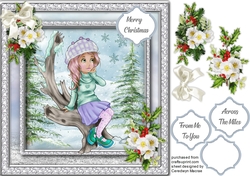 Beautiful Snowflakes and Christmas Roses