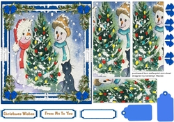 The Snow mans Christmas Tree 