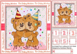 Cute Bears Birthday Fun 3