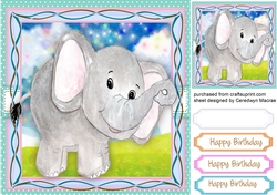 Cute Safari Elephant