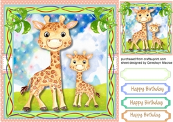 Cute Safari Giraffe