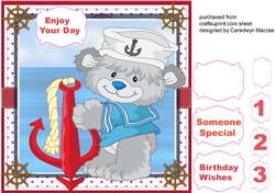 Lovely Little Sailor Bear 2