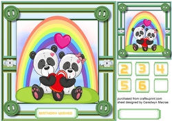 Pandas Rainbow