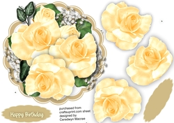 Yellow Roses and Babys Breath 6